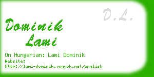 dominik lami business card